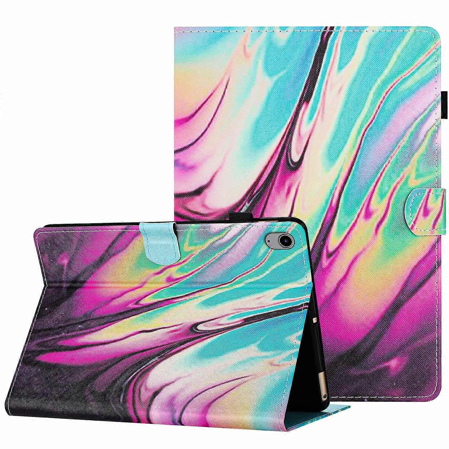 For iPad mini (2024)/mini (2021) Pattern Cover PU Leather Stand Folio Tablet Case
