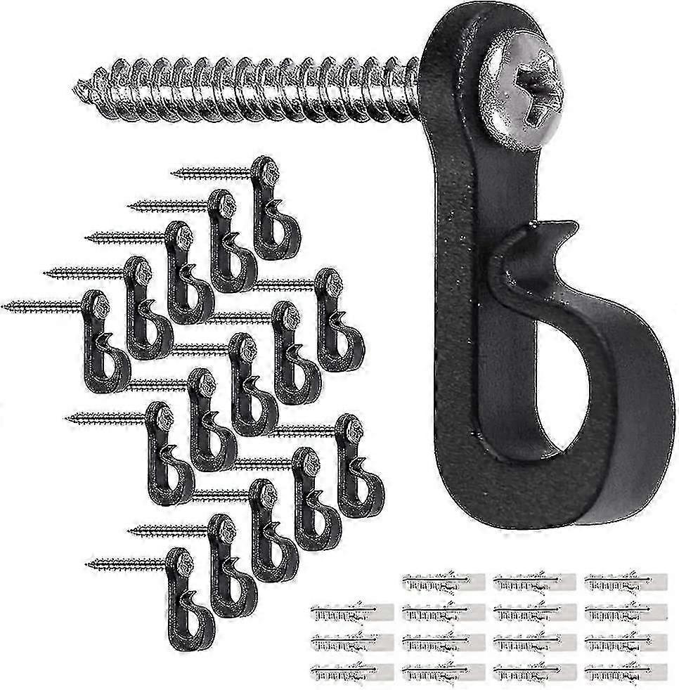 15pcs Outdoor Tinsel Hooks, for Hanging String Lights