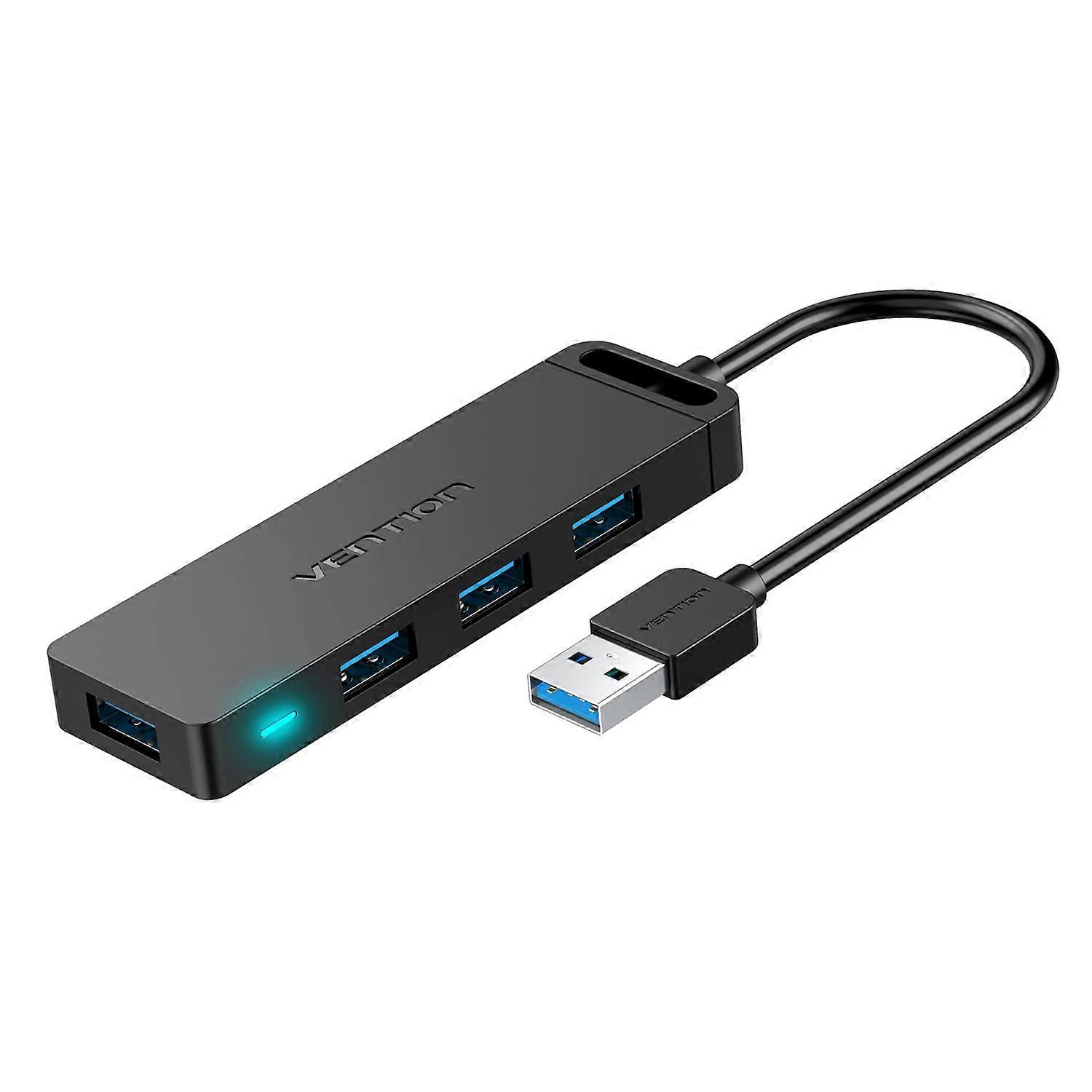 USB 3.0 Hub 4 Port Ultra Slim Speed Data Transfer for Laptop PC MacBook Surface Pro