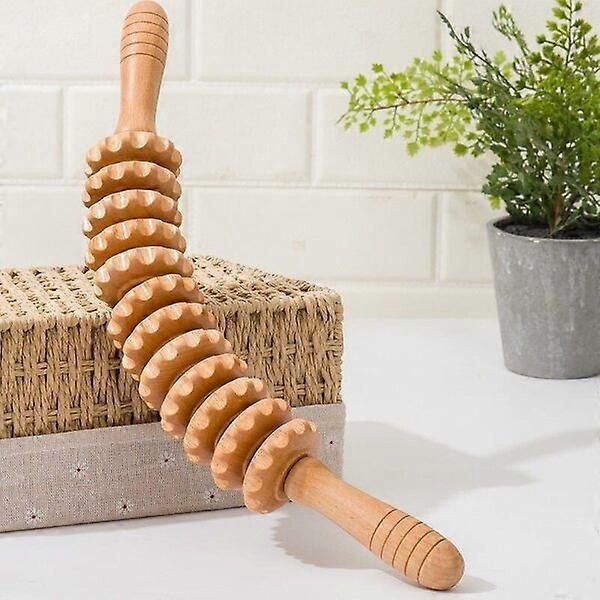 Massage Roller, Shaping and Smoothing, Solid Wood, Leg Massage Tool
