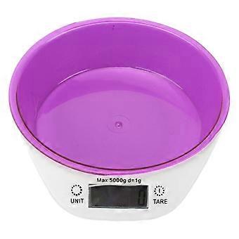 Pet food scale bowl, easy to clean and detachable, 5kg weighing, cat and dog feeding measuring bowl