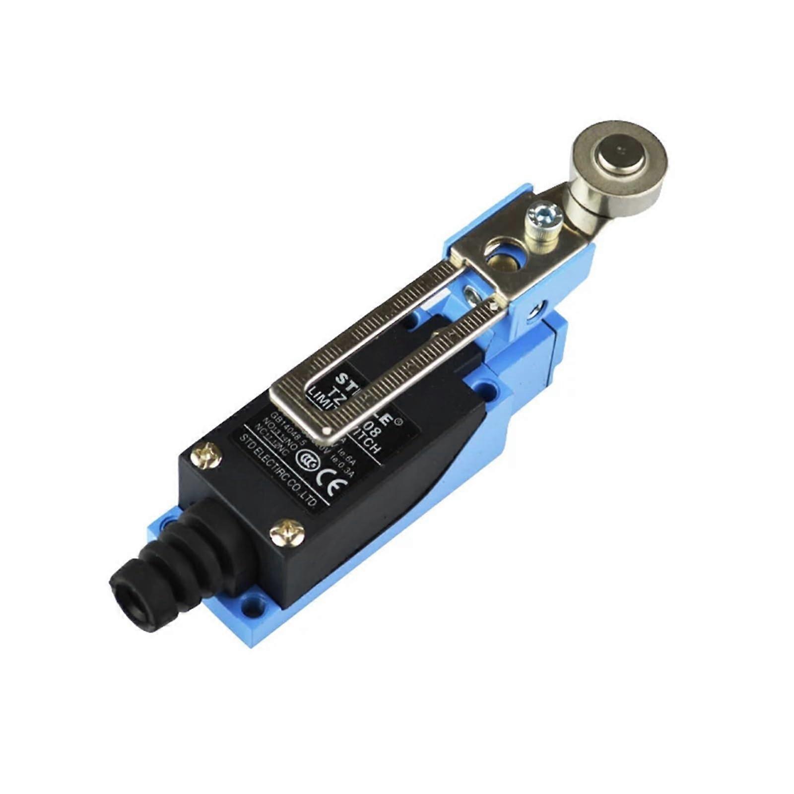 Limit Switch with Metal Roller Lever Arm NO NC 380V 10A for Precise Position Control