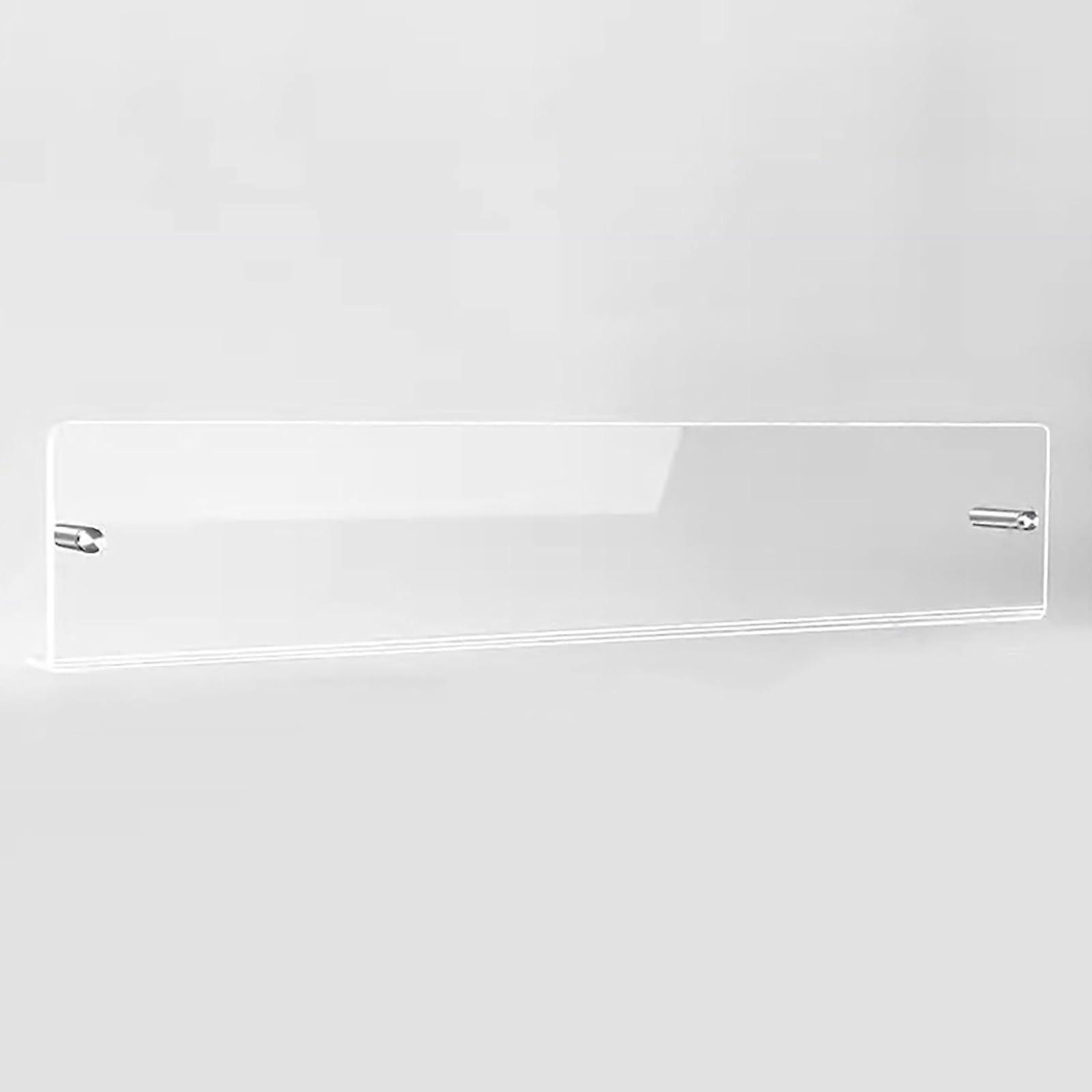 Clear Acrylic Wall Mounted Magazine Rack, SpaceSaving DustProof Display, 47.2in Ref:4410