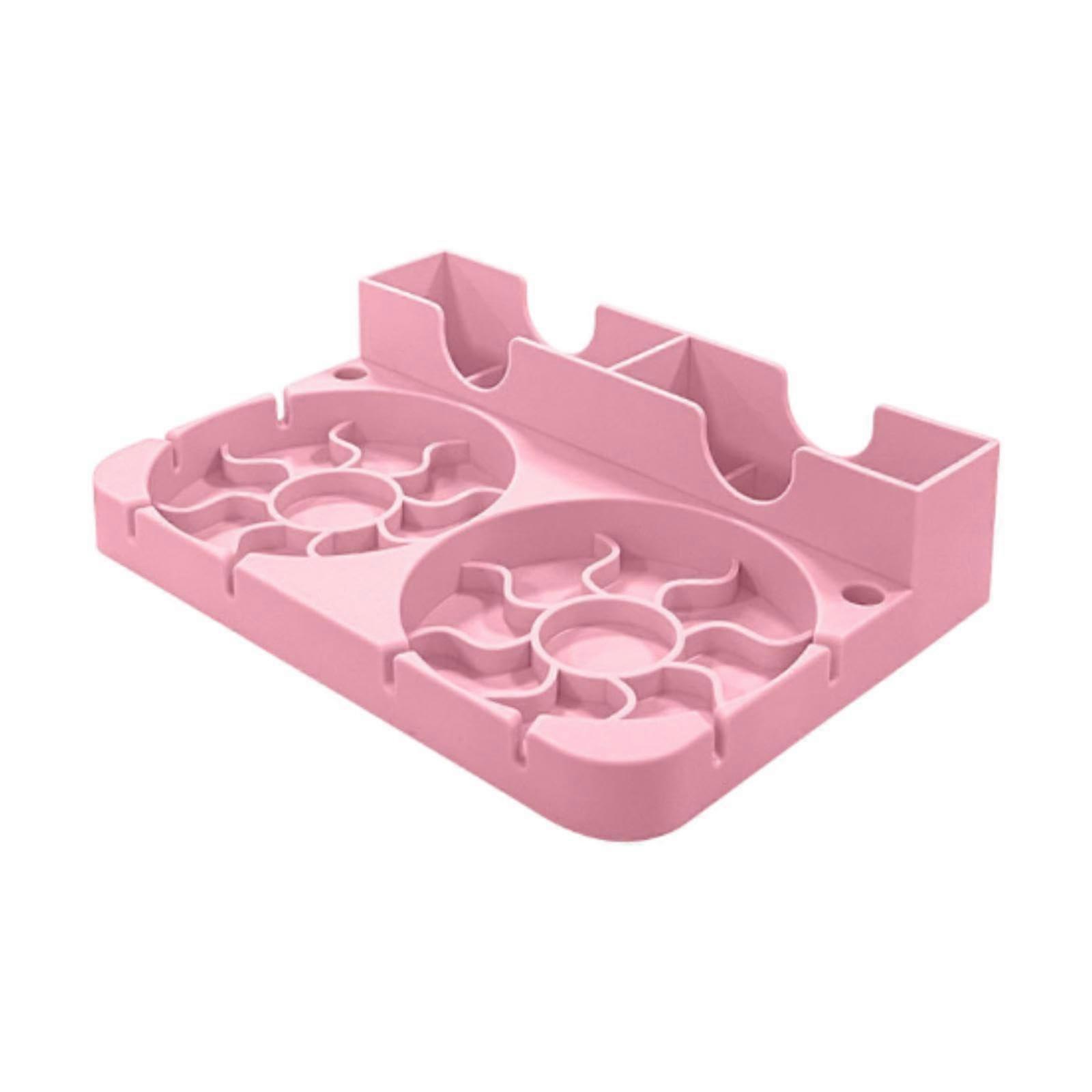 Silicone Water Bottle Drying Rack with Fast Drying Design, Space Saving Stand for Kitchen, Pink