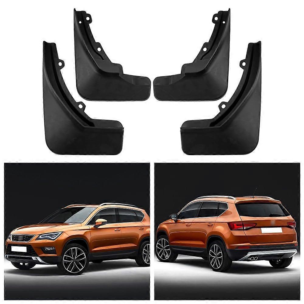 4Pcs Car Mud Flaps for SEAT Ateca 20162025, Front and Rear Splash Guards Scratch Protection