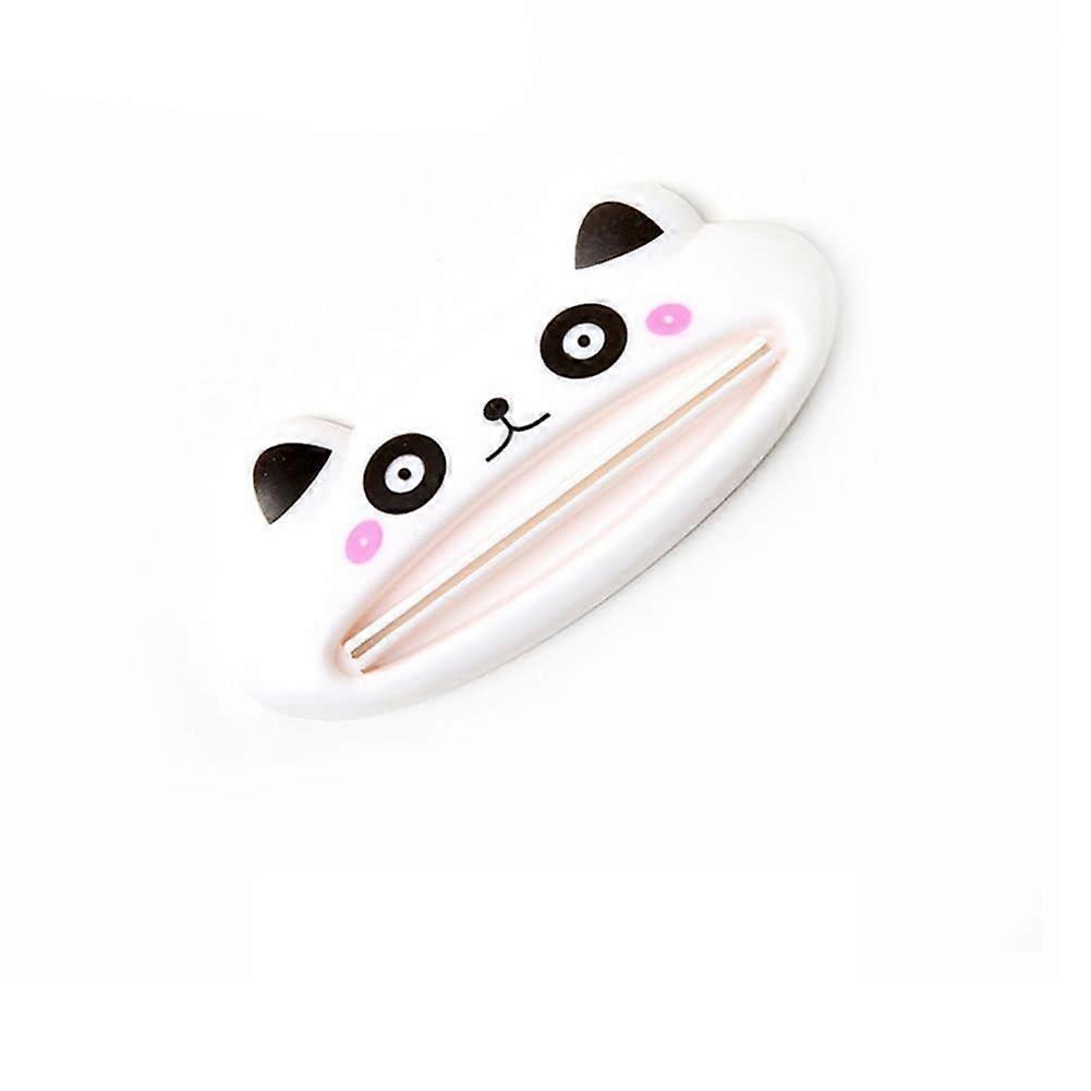 Cartoon Panda Toothpaste Squeezer Plastic Tube Roller Dispenser for Bathroom Reduce Waste