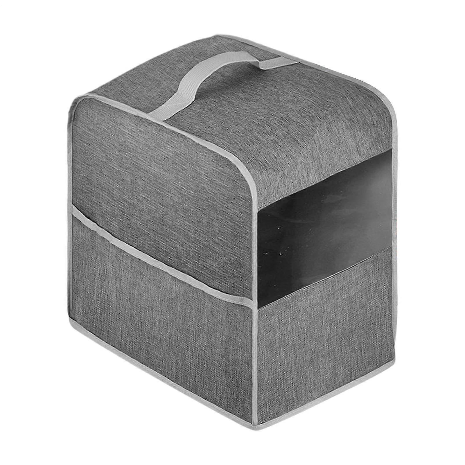 Coffee Maker Cover Dustproof Polyester Protector with Handle for Kitchen Countertop Storage 26.5x33x34cm