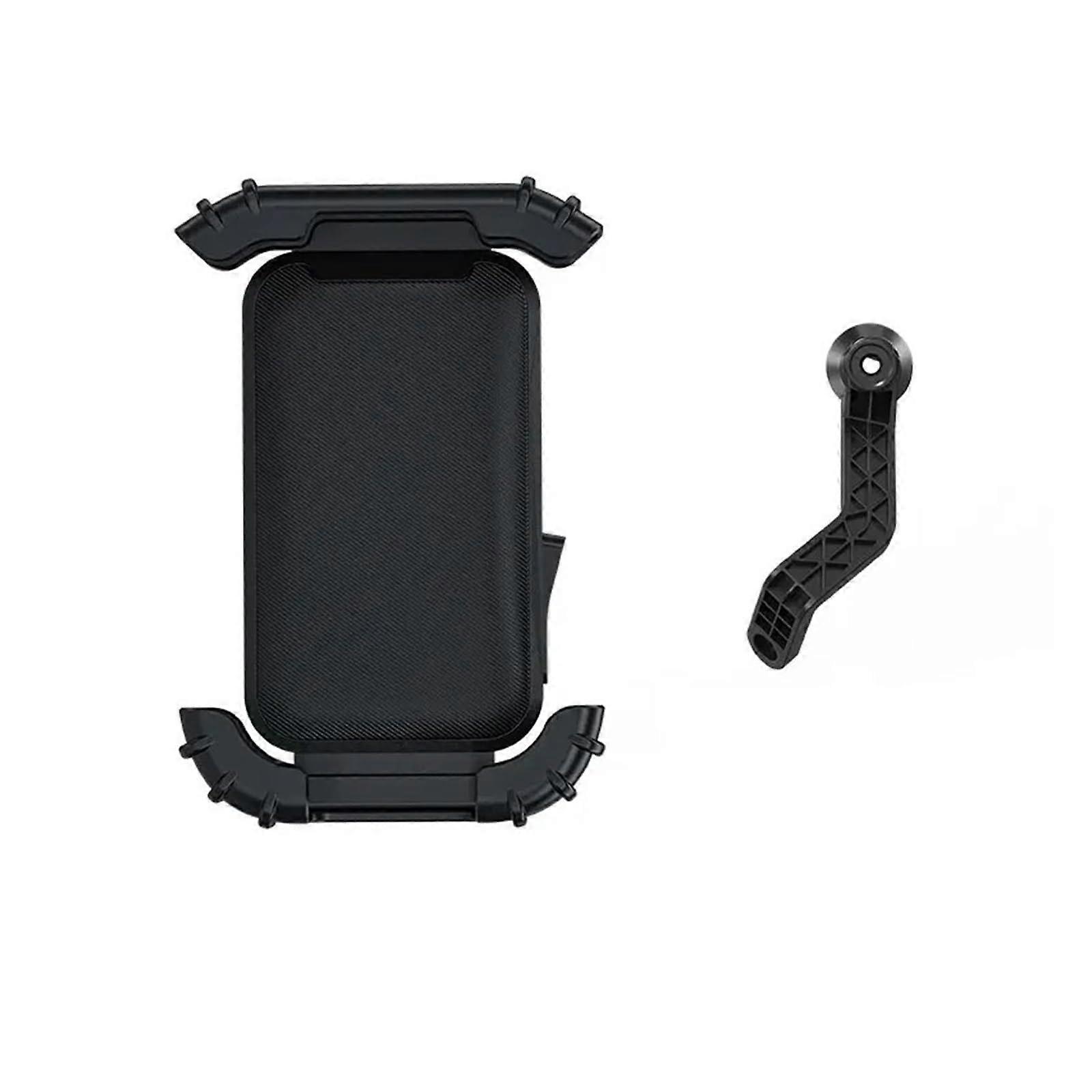 Motorcycle Phone Mount with Secure FourCorner Grip, Shockproof GPS Holder for Rearview Mirror
