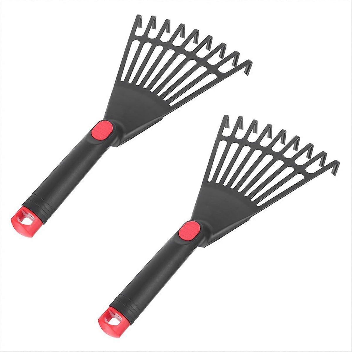 Gardening Hand Rake, Plastic Handheld Rake Gardening Hand Tool