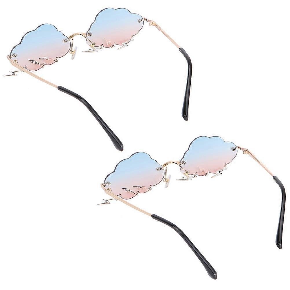 Carnival Glasses Decorative Eyewear Suitable Many Occasions 2Pcs