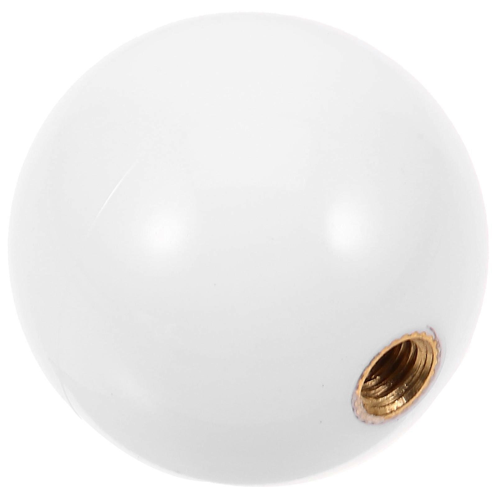 Kit Game Joystick Ball Replacement for Smooth Operation 2Pcs White Plastic