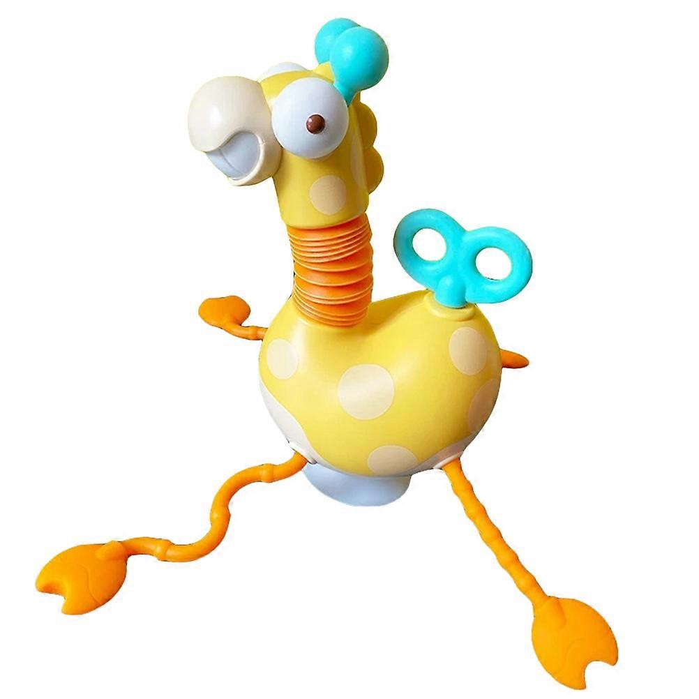 Long Neck Giraffe Toy Toddler Pull String Toy for Playing Multi