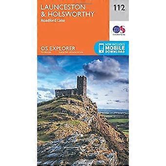 Holsworthy i OS Explorer Launceston mapę (112)