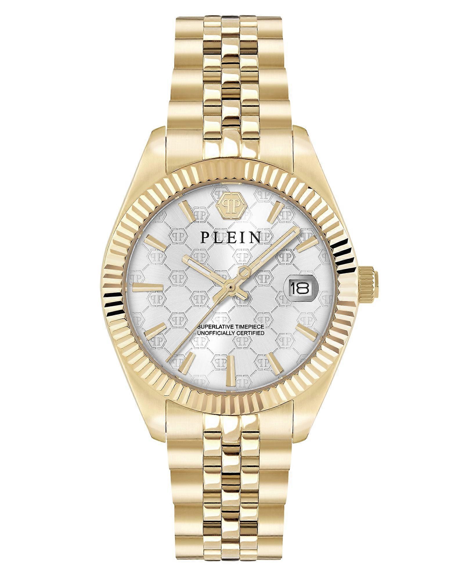Philipp Plein Ladies' Analog Quartz Watch DATE SUPERLATIVE PWYFA1026 Stainless Steel