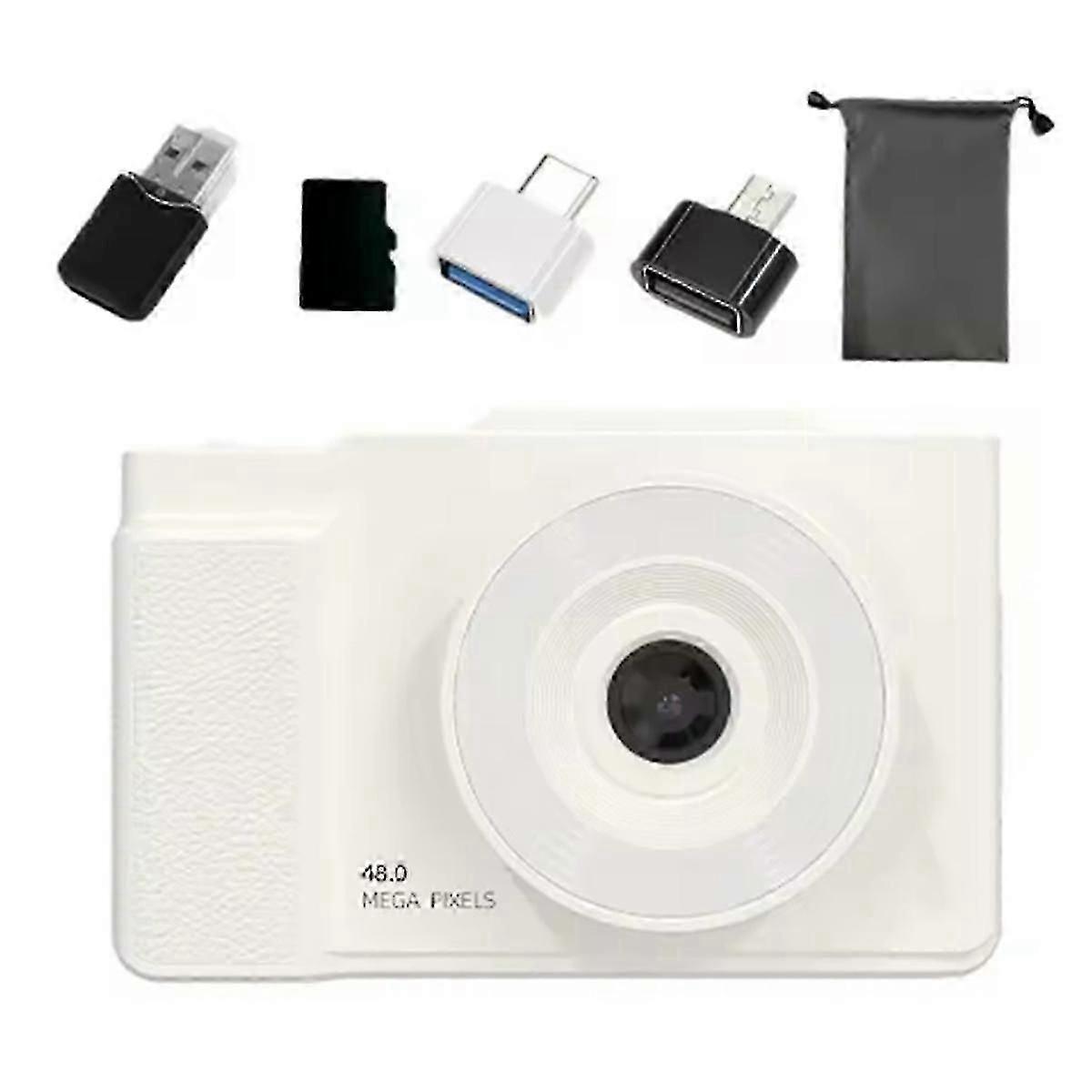 4K Digital Camera 64MP High-Definition Flip Screen Digital Camera
