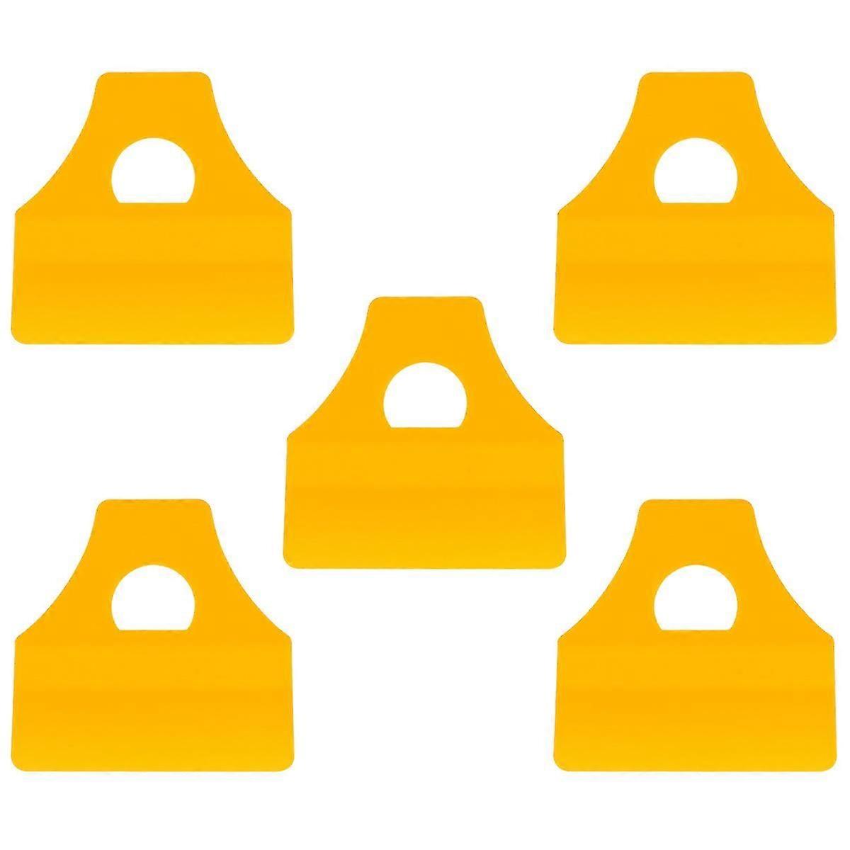 5pcs Plastic Mini Squeegee with Hole Car Vinyl Scraper Decal Applicator