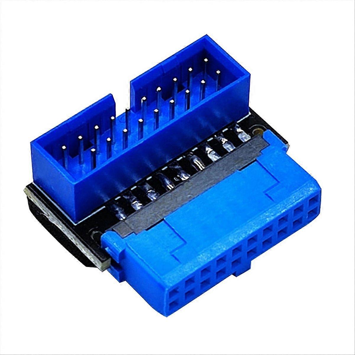 USB Header Adapter USB3.2 GEN1 19Pin/20Pin Socket 90 Degree A