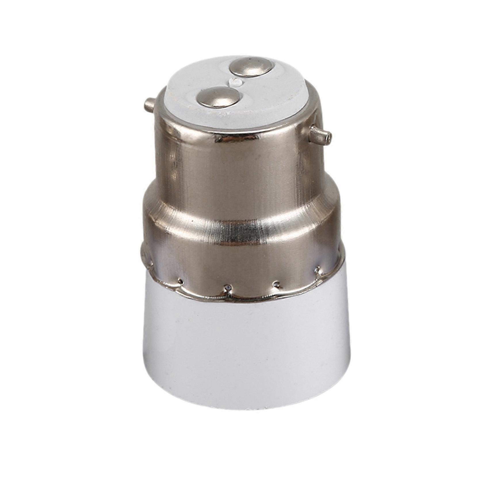 6X B22 to E14 Screw LED Light Bulb Socket Adapter Converter