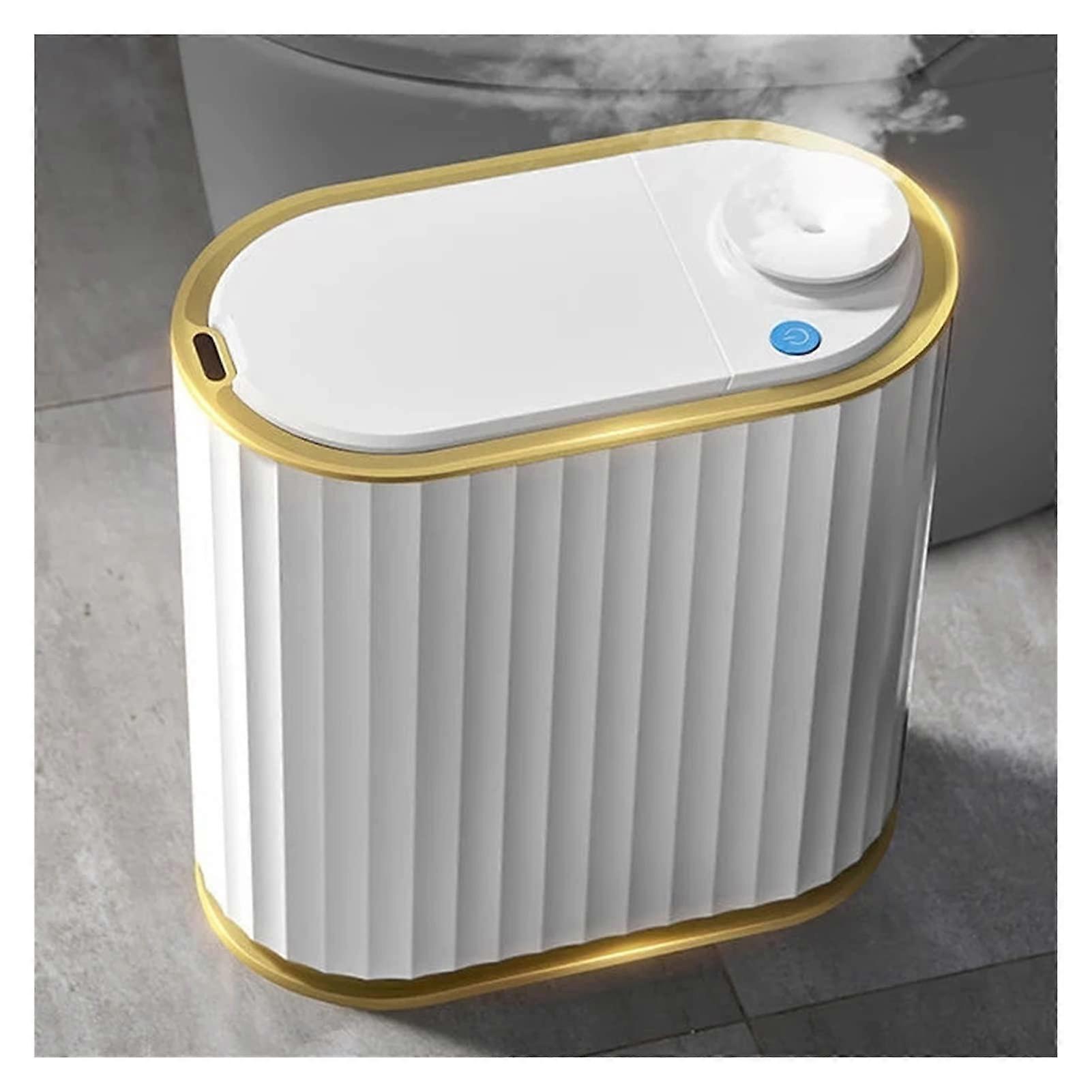 7L Smart Sensor Trash Can with Lid, Compact Automatic Trash Bin for Kitchen, Office, OneColor