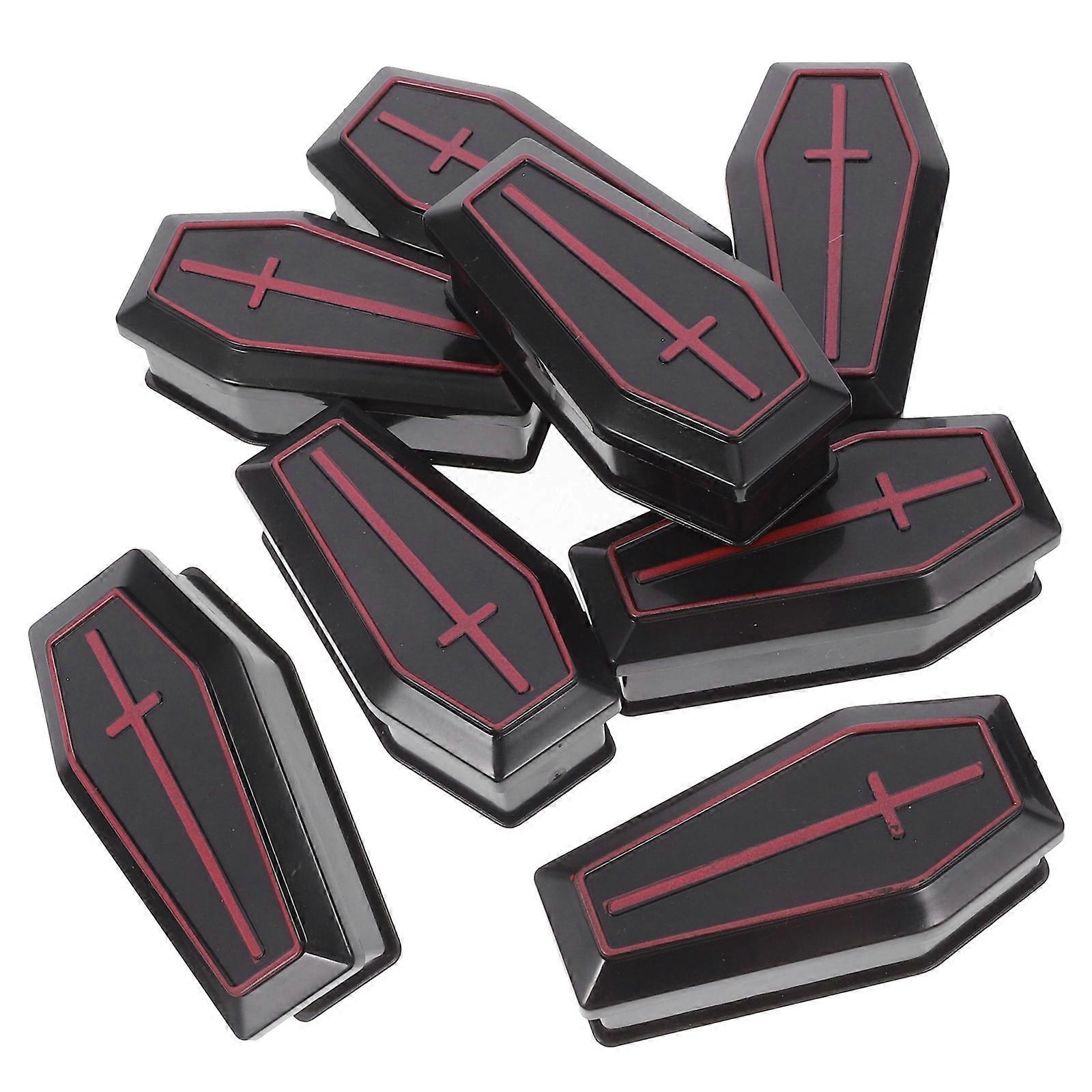 8pcs Mini Coffin Boxes Miniature Coffin Boxes Halloween Tiny Coffin Decoration
