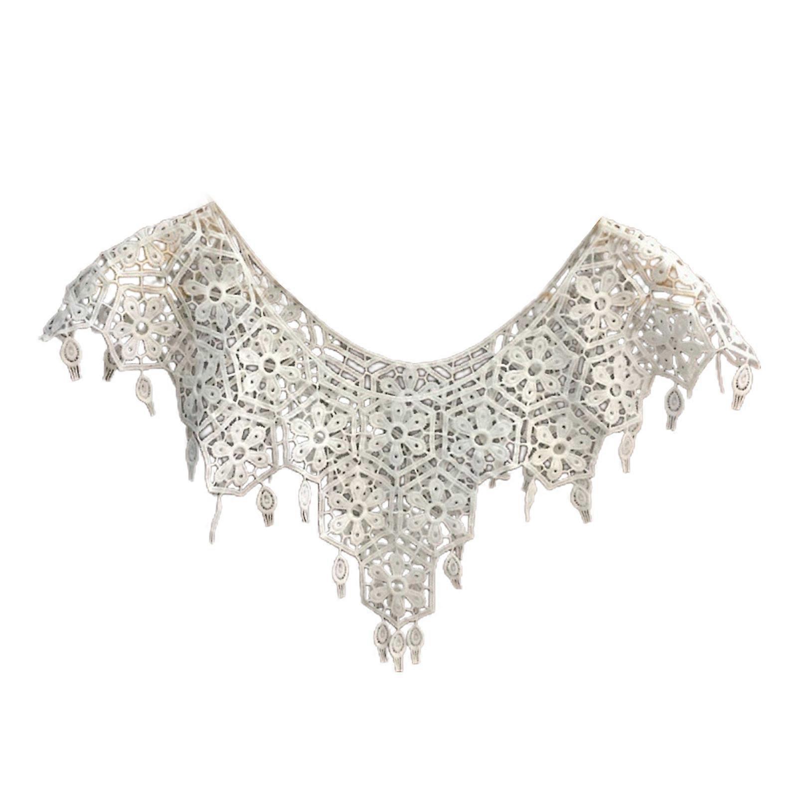 Shell Pattern Tassels Decor Pullover Shawl Wrap Summer Hollow Crochet Lace Evening
