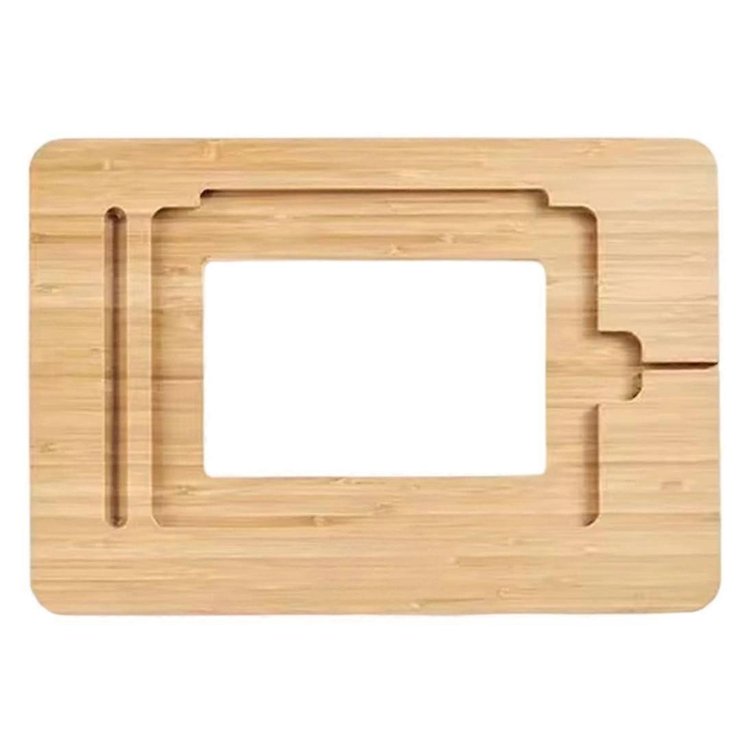 Adjustable Bamboo Stand with Multi-Angle Foldable Design compatible with Drawing Compatible with 11inch 12.9inc