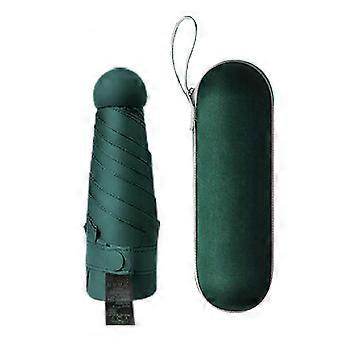Sun Umbrella Folded Ultra-light Six-bone With Box Sun Protection UV Protection Sun Shade Sunshine Rain Dual Purpose Great  compatible with Travel Girl