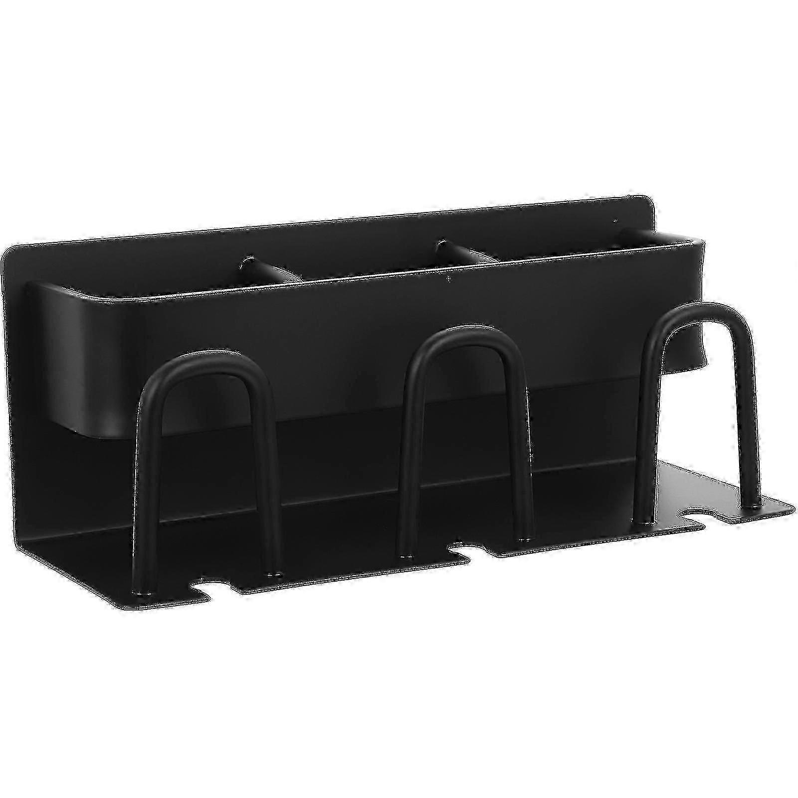Multi-functional Aluminum Wall-mounted Toothbrush Holder, Suitable for Bathroom Use