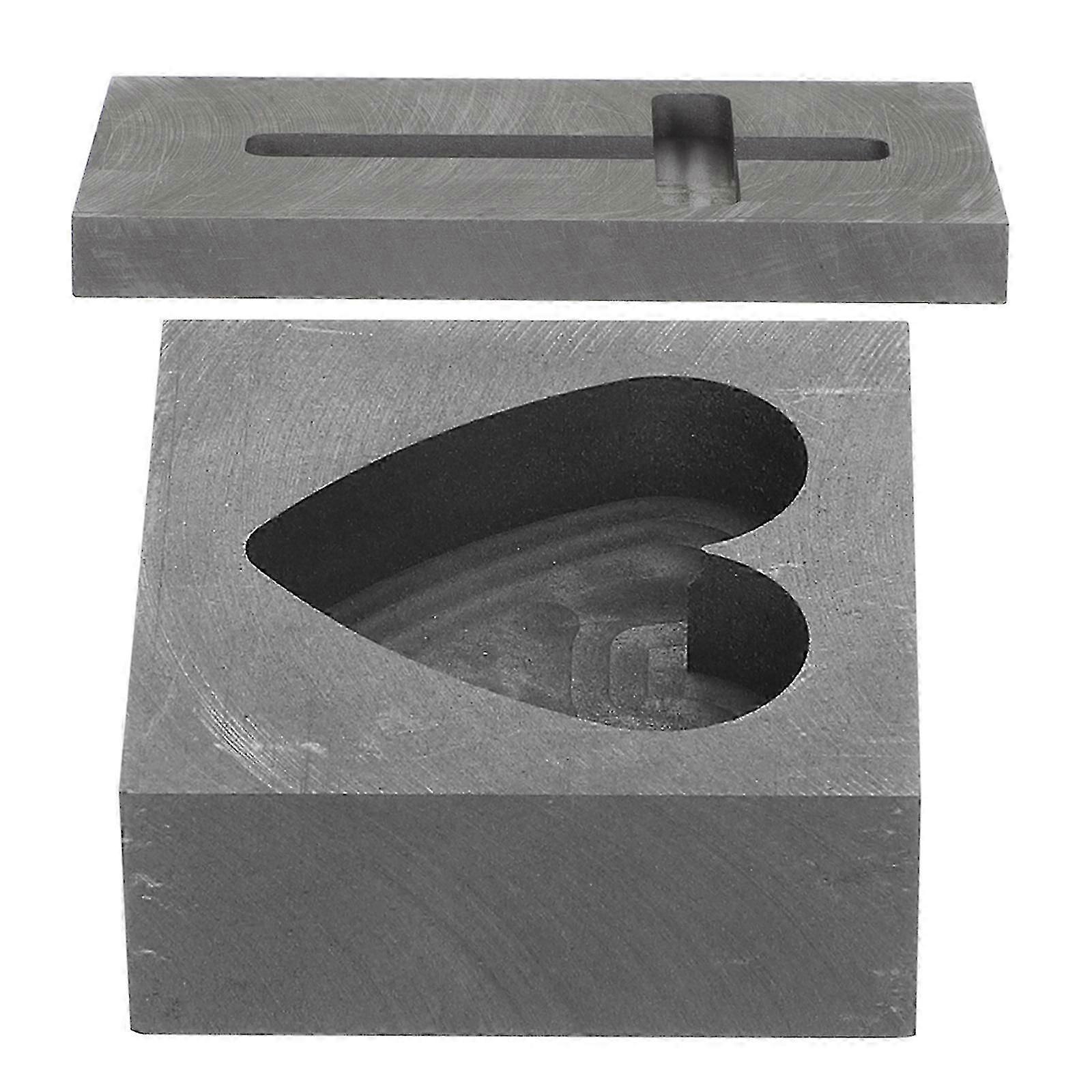 2026 Suitable Heart Graphite Mold for Casting Copper 8Pcs Cross Shape Durable Mold
