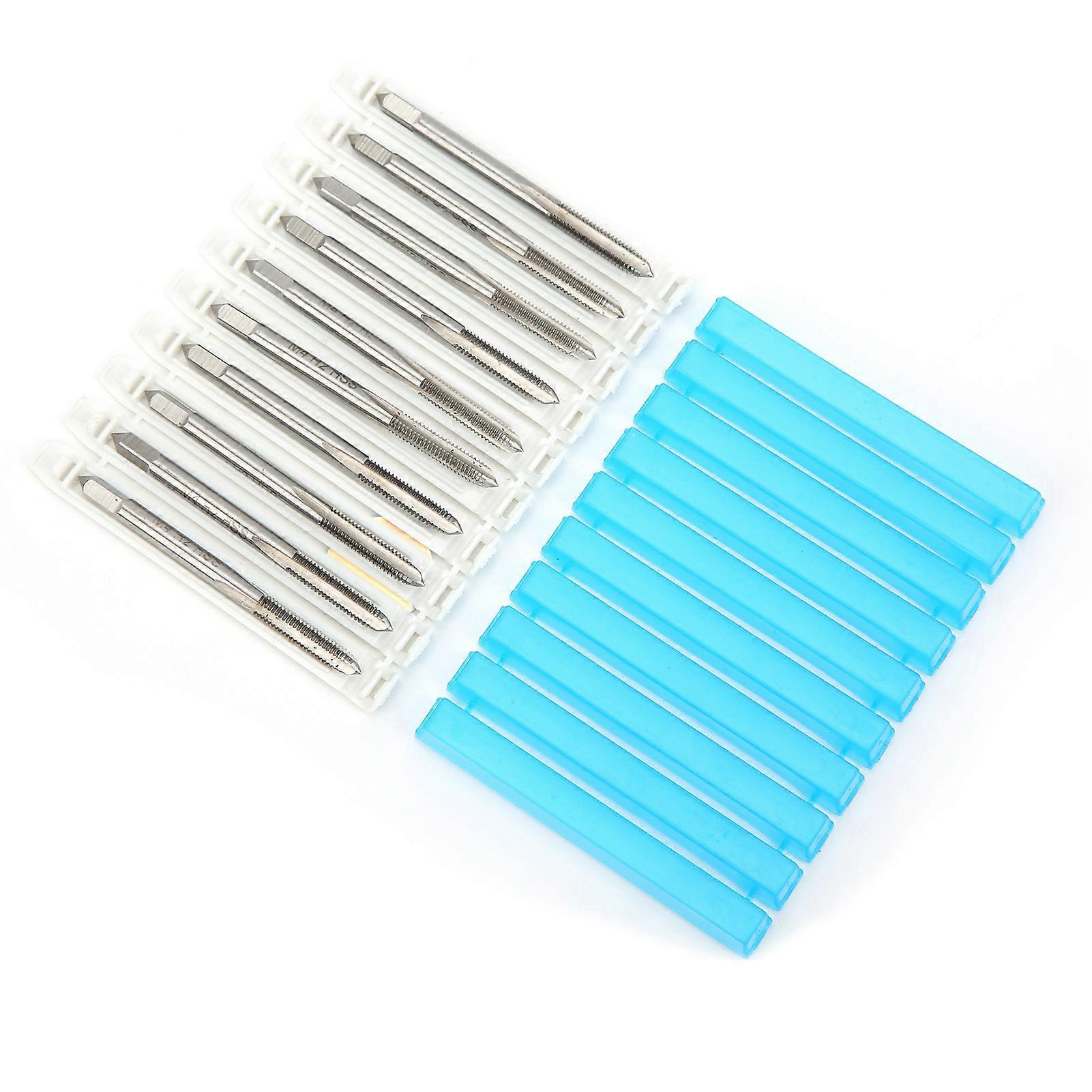 10pcs M4 x 0.7 H2 Thread Tap HSS High Hardness Machine Tapping Straight Thread Drill Bits