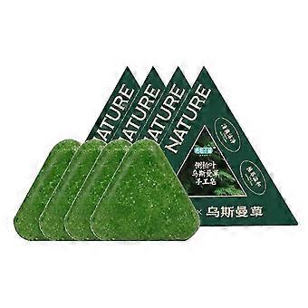 1-5x Nature Triangle Shampoo Bar: Natürliches Usman-Gras, beruhigt und stärkt das Haar für Frauen und Männer NaixDC