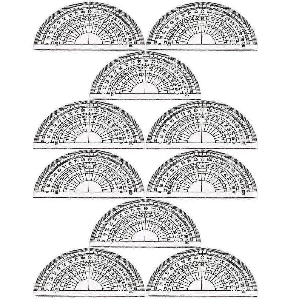 Plastic Protractors for Measuring 40Pcs 180 Degree Math Angle Tools