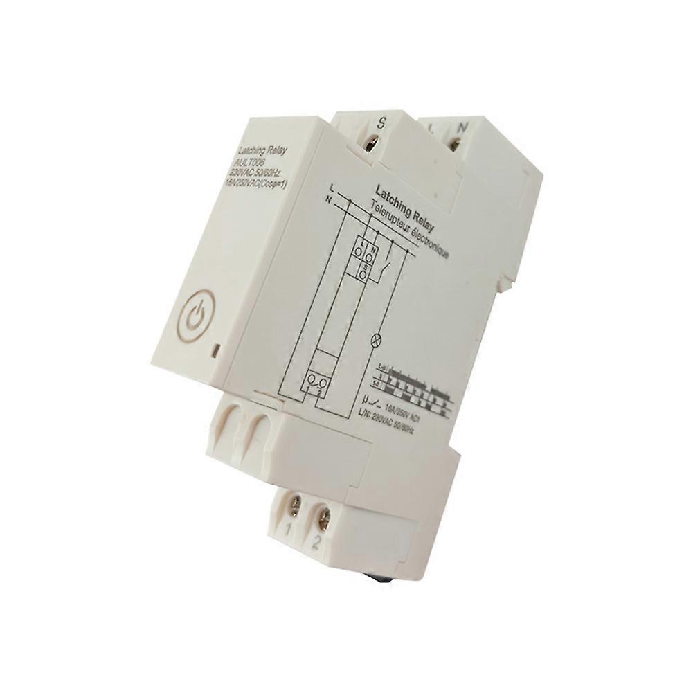 AUL006 Pulse Timer Small Delay Relay 230V 16A DIN Rail Cyclic Timing Controller Pulse Output Trigger Time Relay AULT006