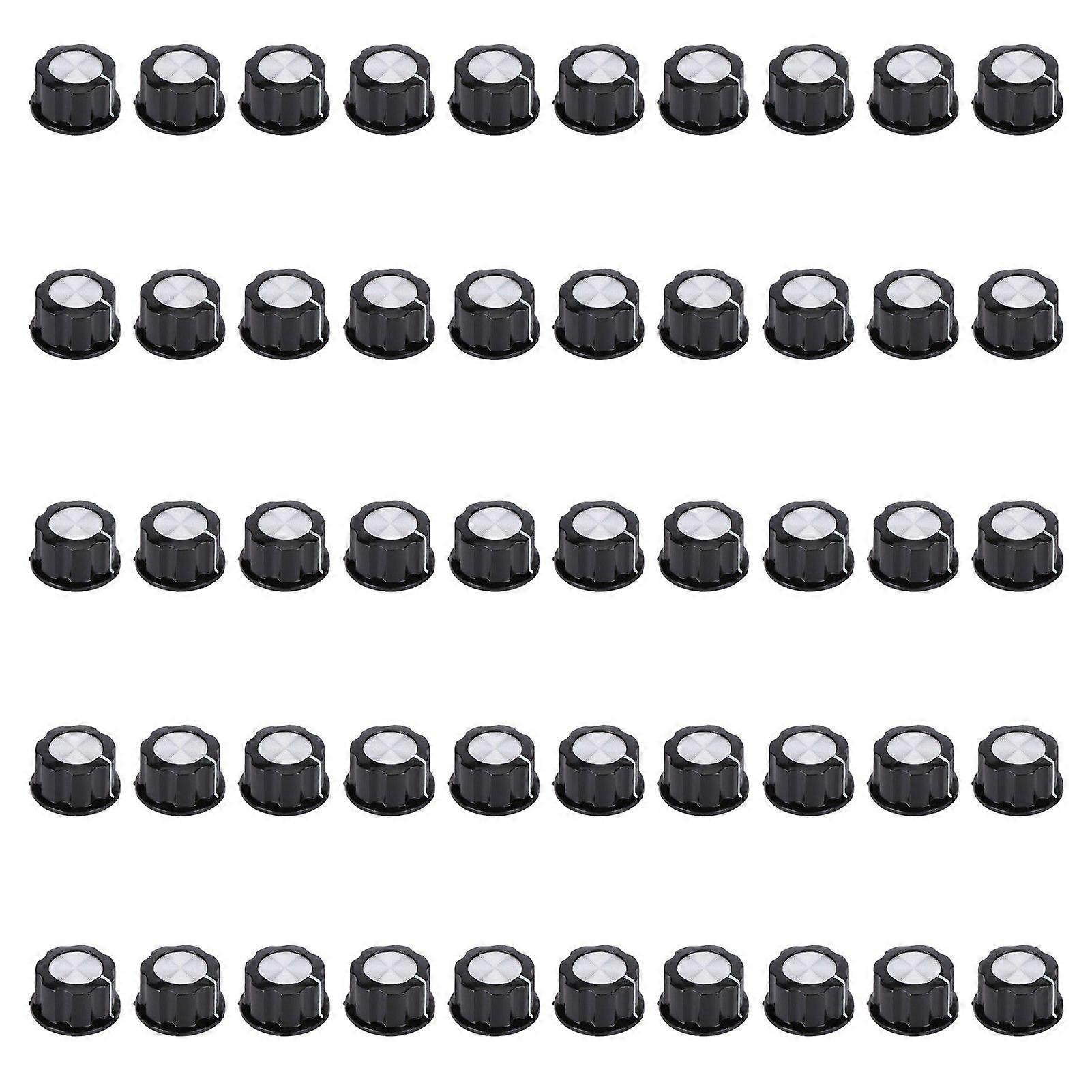 50PCS Potentiometer Knobs High Strength Preservative Small Volume Speed Control Potentiometer Knob