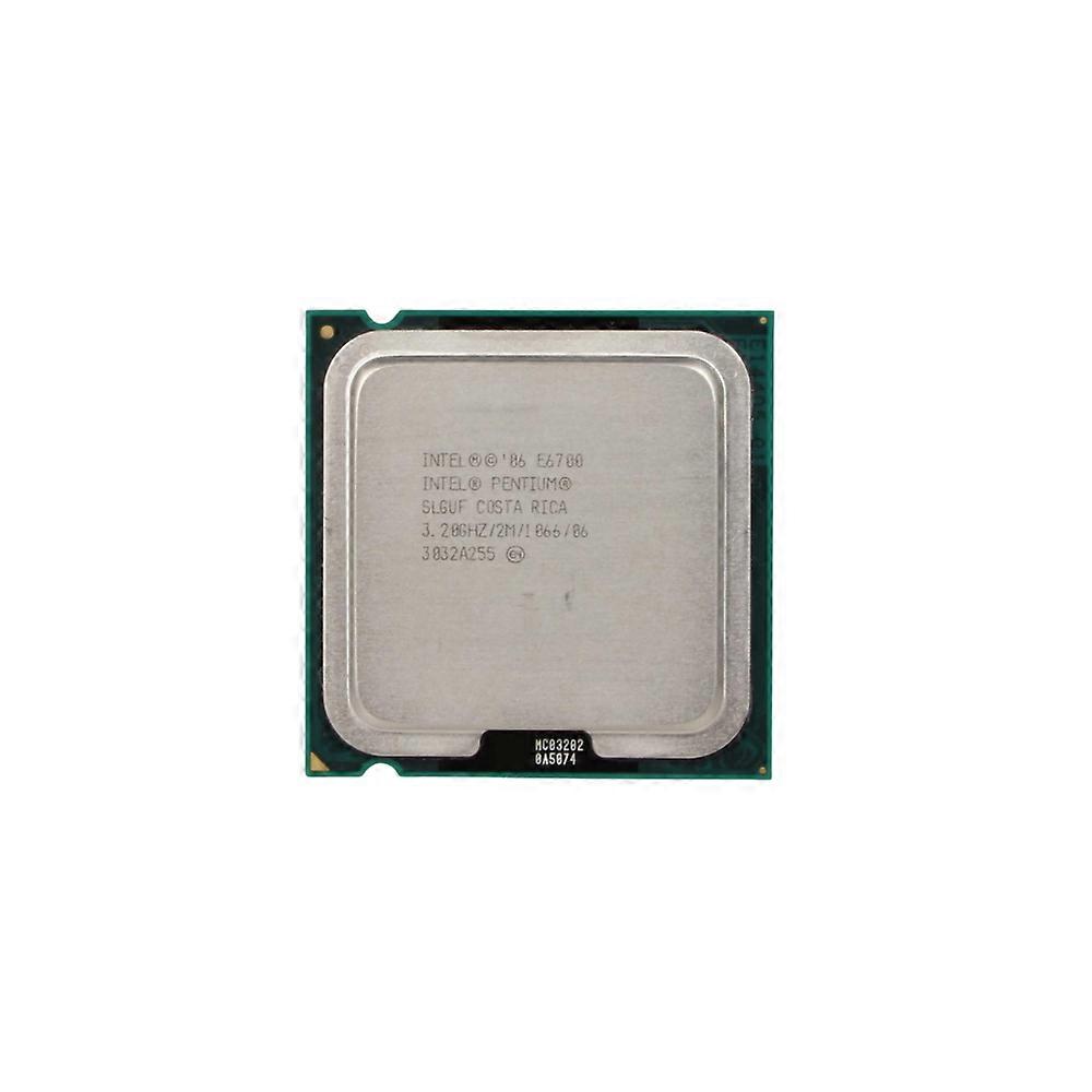 Core 2 Duo E6700 CPU - Socket LGA 775 2 Cores 4 Threads 2.66GHz 4MB L2 Cache 65W.