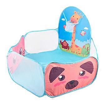 Blue 1/50pcs Cartoon Animal Folding Tent House Play Toys
