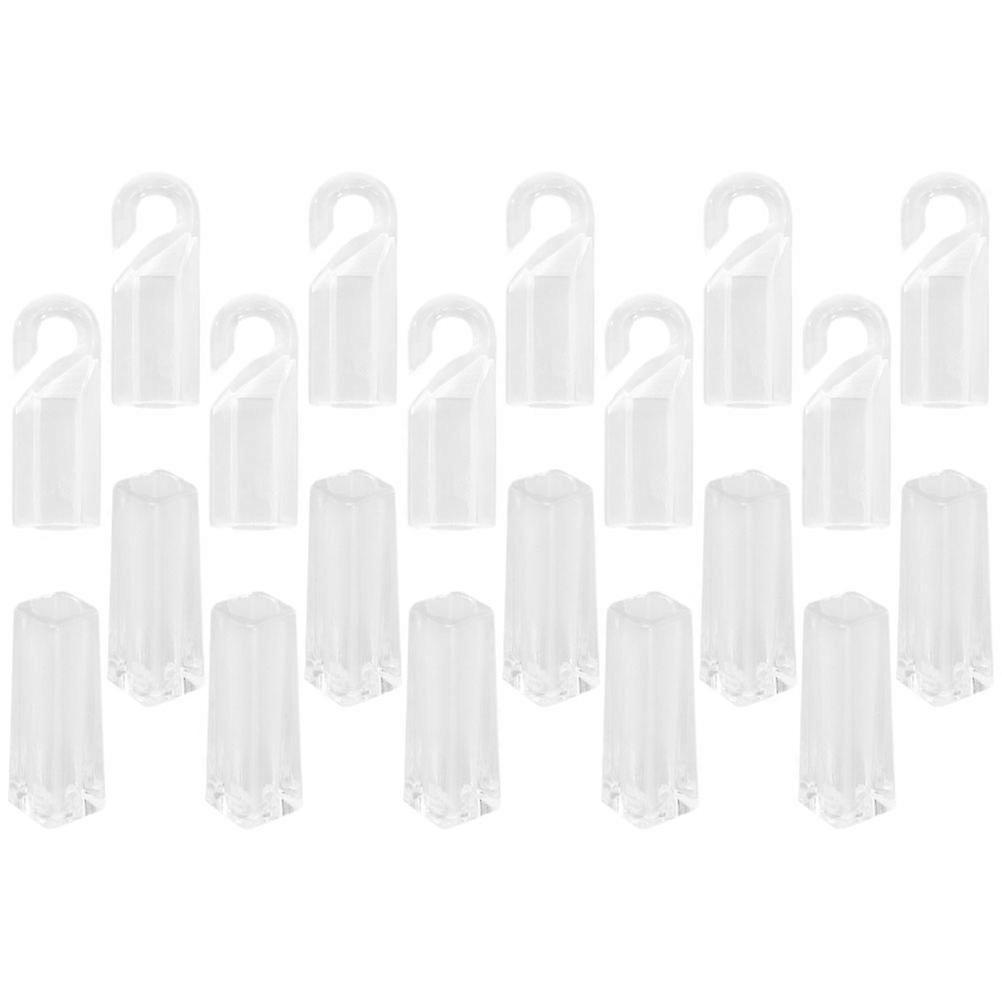 Curtain Accessory Window Blind Wand Tip Hook Replacement 20Pcs Set