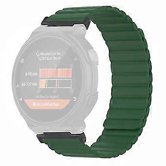 Silikonrem Magnetiskt Smartwatch Band kompatibelt Garmin-kompatibelt erunner 220/230/235/735xt / 620 / 63