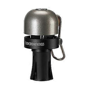 Campanello per bicicletta da strada 18-25 mm Manubrio Plug Bell Impermeabile High Decibel Bike Horn Nero e argento