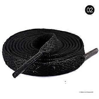 5 Pairs Flat Shoelaces for Sneakers, Durable Sports Shoe Laces, 8mm Wide, 3 Lengths (100/120/140cm)