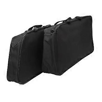 Motorcycle Side Saddle Bag Waterproof Nylon Luggage Storage Holder for Gloves Wallet Power Bank
