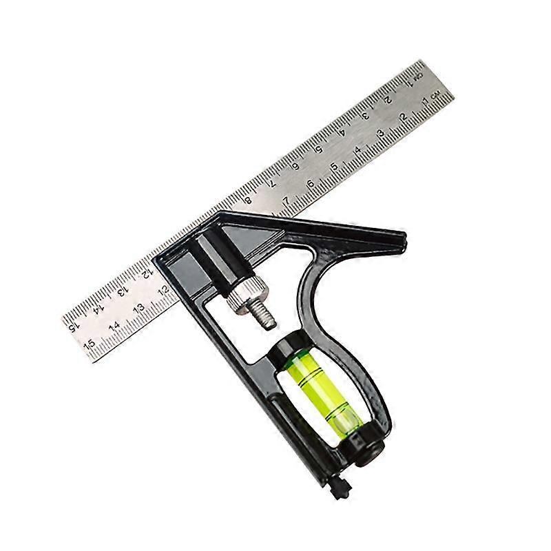Angle Square Measuring Tools Set Precise Aluminium Adjustable Combination Spirit Level