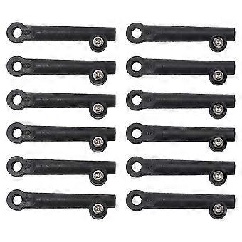 12 pezzi Manicotto di estensione per supporto parafanghi bici compatibile con parafanghi da 20/24/26 pollici compatibile con asta di collegamento parafango bici SP