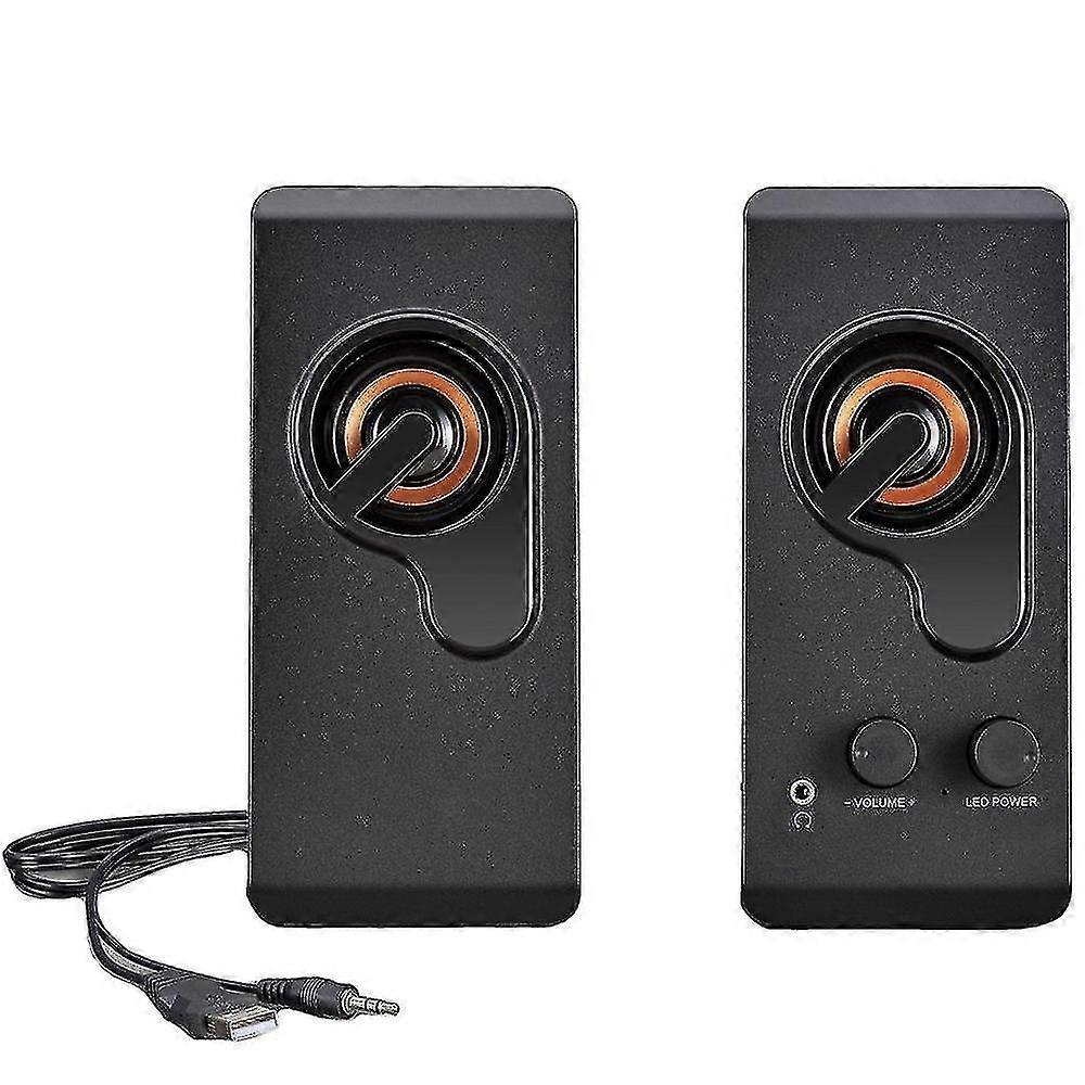 Computer Pc Speakers, Stereo Sound Usb Powered Multimedia Speaker