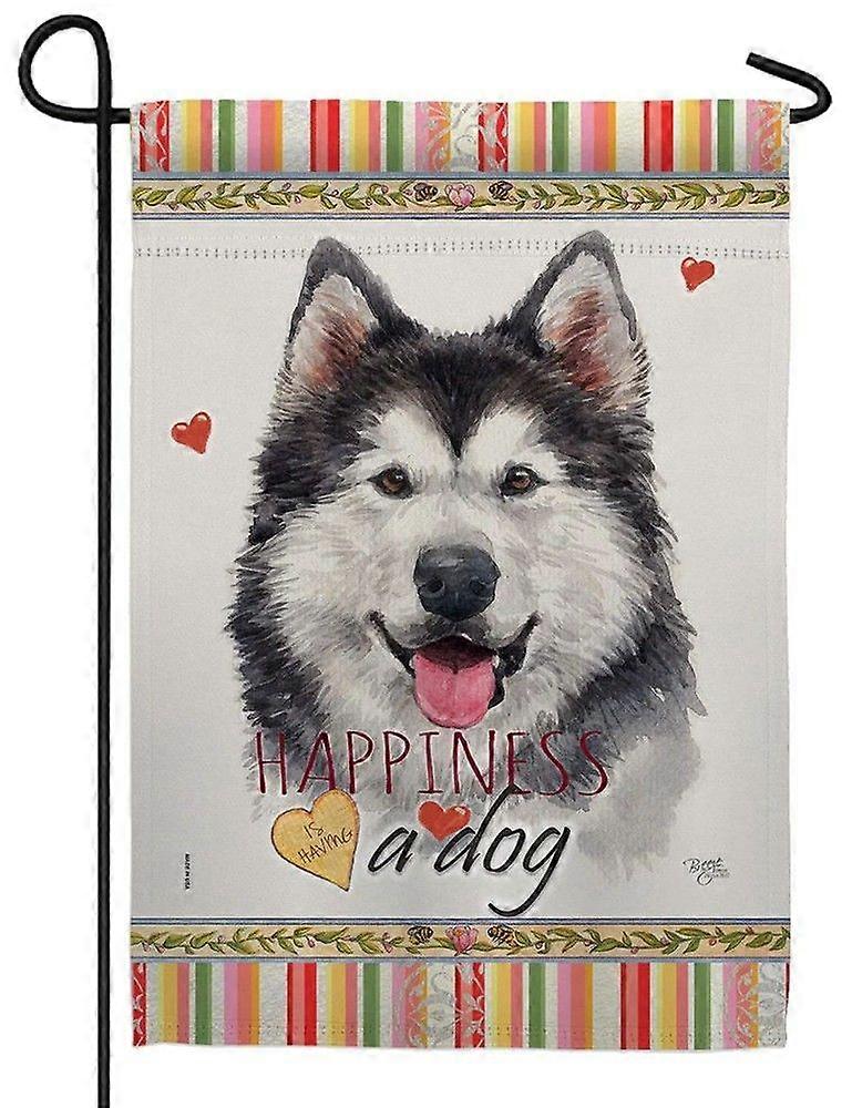 Bandera sublimada del husky siberiano FFGG-2215