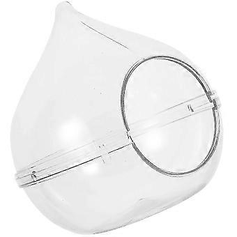 Hamsterbadewanne aus transparentem Acryl für Haustiere, Kleintiere