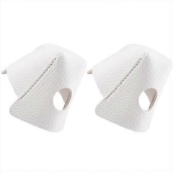 2PCS Toe Cover compatible withRoller Skates, Skate Toe Cover, Replaceable Roller Skating Shoe Cover(White)