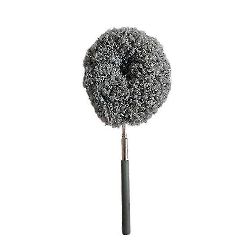 Extendable Microfiber Ceiling Fan Duster with 80cm Handle and Reusable Head