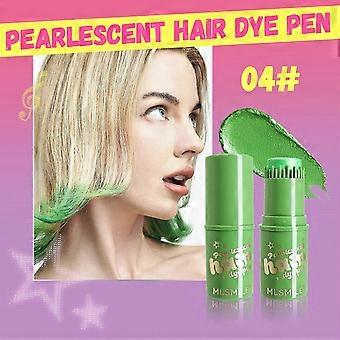 Bâtonnet de coloration capillaire temporaire, stylo colorant nacré pour cheveux à usage unique, craie pour cheveux non toxique pour les fêtes et le cosplay