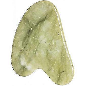 Rullo massaggiatore per il viso in giada - Pietra di quarzo naturale per viso, collo e spalle - Antirughe, riduce il gonfiore